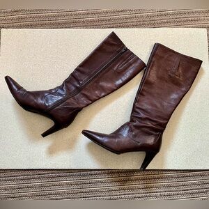 Via Spiga Dark Brown Heeled Boots